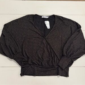 All In Favor Criss Cross Blouse